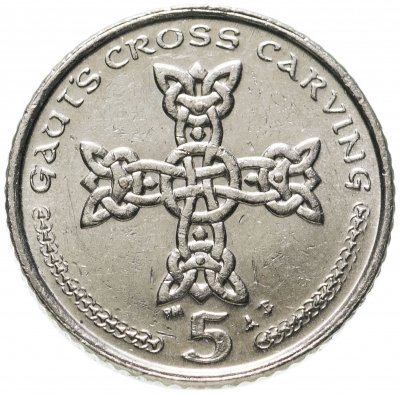 купить Остров Мэн 5 пенсов (pence) 2002 AE