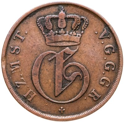 купить Германия (Мекленбург-Стрелиц) 3 пфеннига 1847