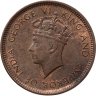 Купить Цейлон 1/2 цента (cent) 1937