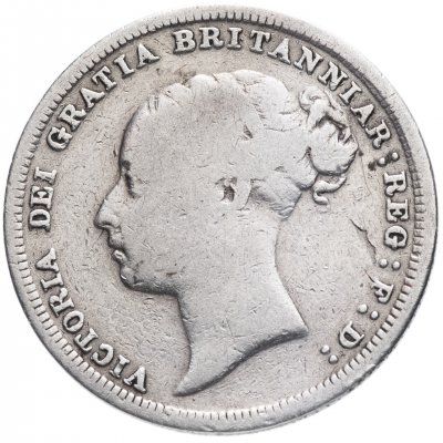 купить Великобритания 6 пенсов (pence) 1887 Старый портрет без короны