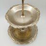 Купить Конфетница - этажерка двухярусная, металл, СССР, 1950-1980 гг.