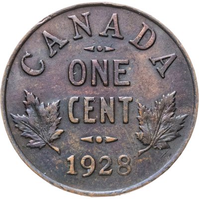 купить Канада 1 цент (cent) 1928