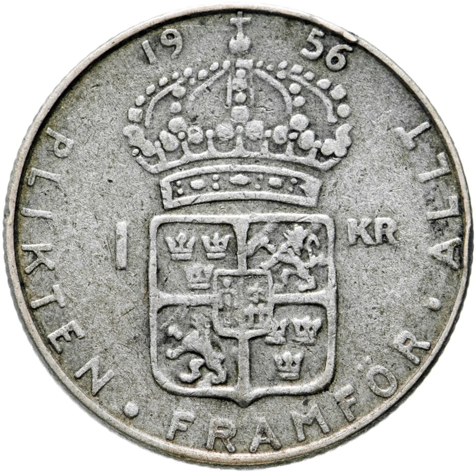 купить Швеция 1 крона (krona) 1956
