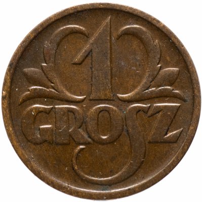купить Польша 1 грош (grosz) 1937