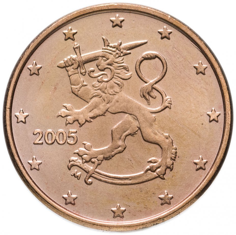 купить Финляндия 1 цент (cent) 2005