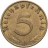 Купить Германия (Третий рейх) 5 рейхспфеннигов (reichspfennig) 1939