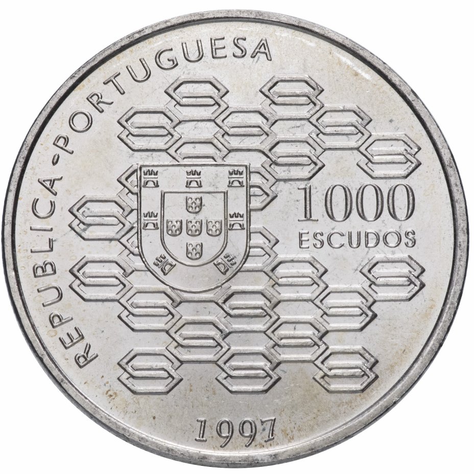 купить Португалия 1000 эскудо (escudos) 1997 "200 лет Государственному кредитованию"