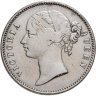 Купить Индия (Британская) 1 рупия (rupee) 1840   "VICTORIA QUEEN" по бокам головы