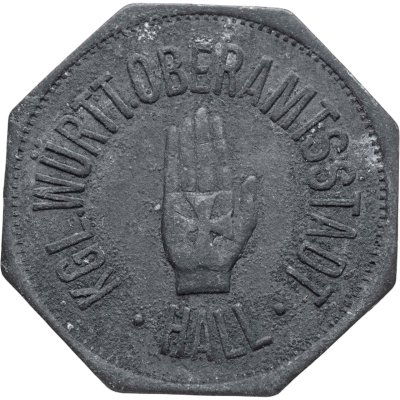 купить Германия "Швебиш-Халль" 10 пфеннигов 1917 нотгельд