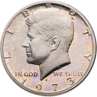купить США 50 центов (1/2 доллара, half dollar) 1973 "Kennedy Half Dollar (Кеннеди)" S