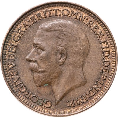 купить Великобритания 1 фартинг (farthing) 1927