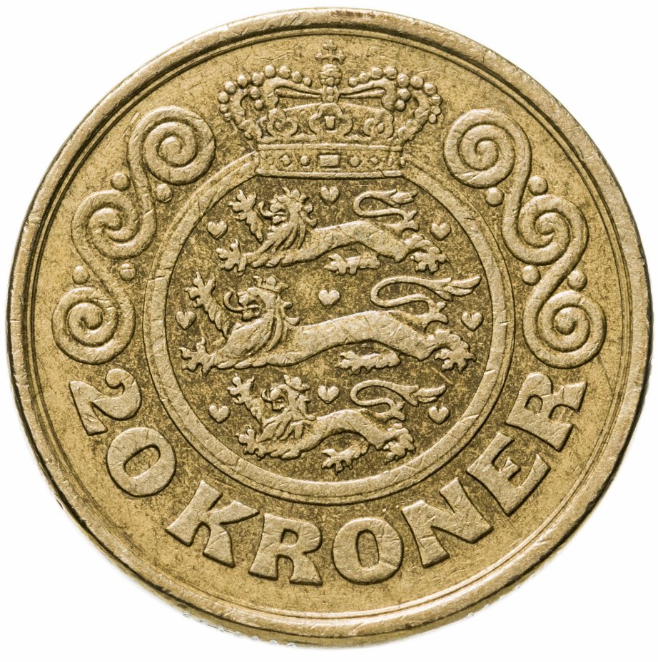 купить Дания 20 крон (kroner) 1990