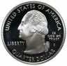 Купить США 25 центов (квотер, 1/4 доллара, quarter dollar) 2008 Оклахома