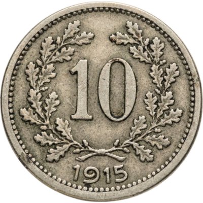 купить Австрия 10 геллеров 1915