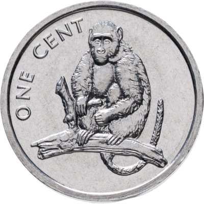 купить Острова Кука 1 цент 2003 "Обезьяна"