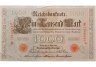 Купить Германия 1000 марок 1910 красная печать