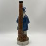 Купить Штоф фигурный в виде мужчины в синем кафтане и фуражке, K.L.E.M., керамика, роспись, Италия, 1978 г.