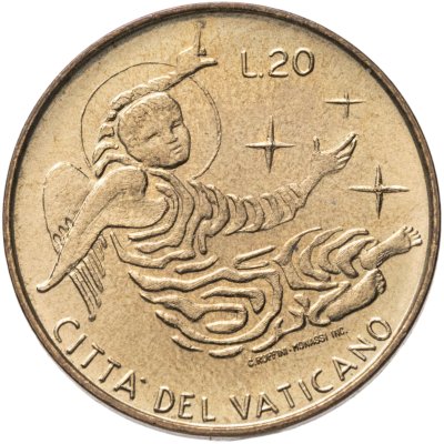 купить Ватикан 20 лир (lire) 1969