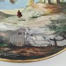 Купить Тарелка настенная "Пейзаж с парусником", Richard Ginori, керамика, роспись, золочение, Италия, 1970-1990 гг.
