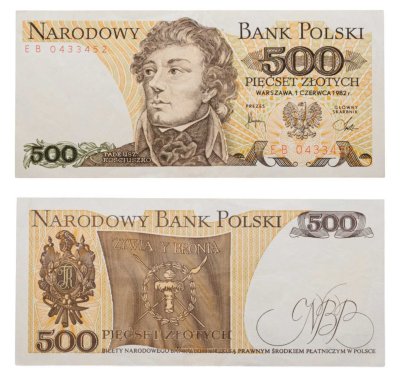 купить Польша 500 злотых 1982