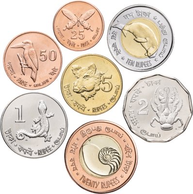 купить Андаманские и Никобарские острова набор из 7 монет 2011