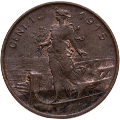 купить Италия 1 чентезимо (centesimo) 1915