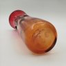 Купить Ваза необычной формы в янтарно-красной гамме, цветное стекло, СССР, 1960-1990 гг.