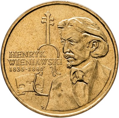 купить Польша 2 злотых (zlote) 2001 "XII Международный конкурс скрипачей имени Генрика Венявского"