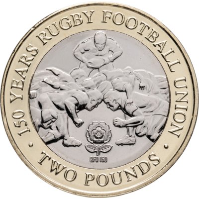 купить Джерси 2 фунта 2021 "150 лет Регбийному союзу Англии - Схватка"