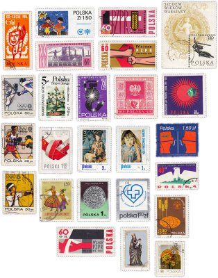 купить Польша набор из 25 марок