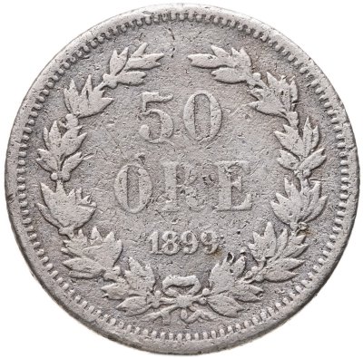 купить Швеция 50 эре (ore) 1899