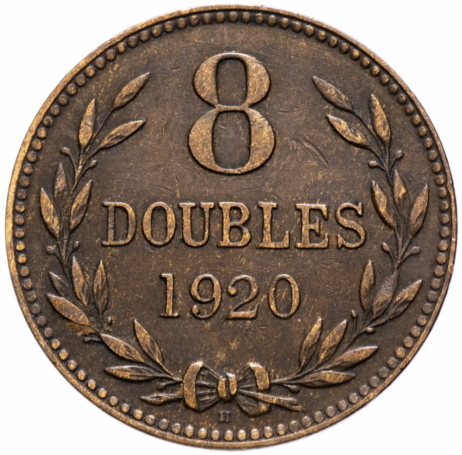 купить Гернси 8 дублей (doubles) 1920
