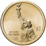 Купить США 1 доллар (dollar) 2020 D "Американские инновации - Первый дисковой номеронабиратель, телефон (Массачусетс)"
