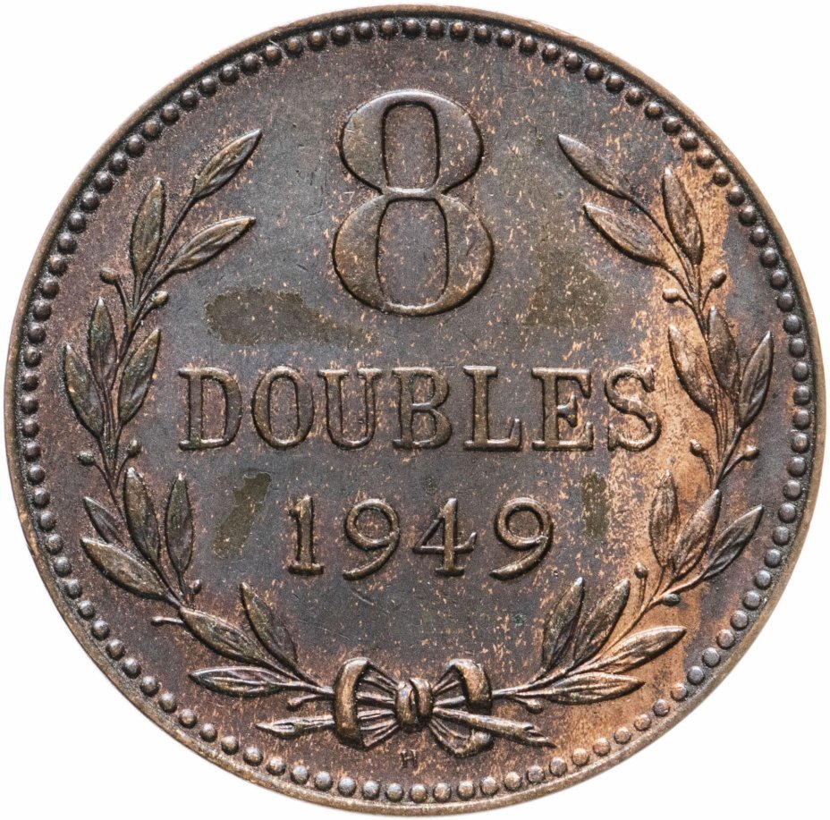 купить Гернси 8 дублей (doubles) 1949