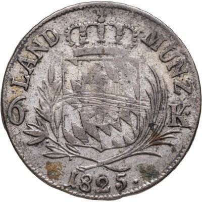 купить Бавария 6 крейцеров 1825