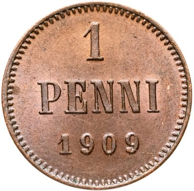 купить 1 пенни (penni) 1909 Российская Финляндия