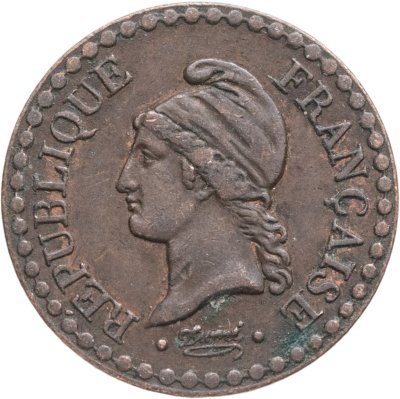 купить Франция 1 сантим (centime) 1848