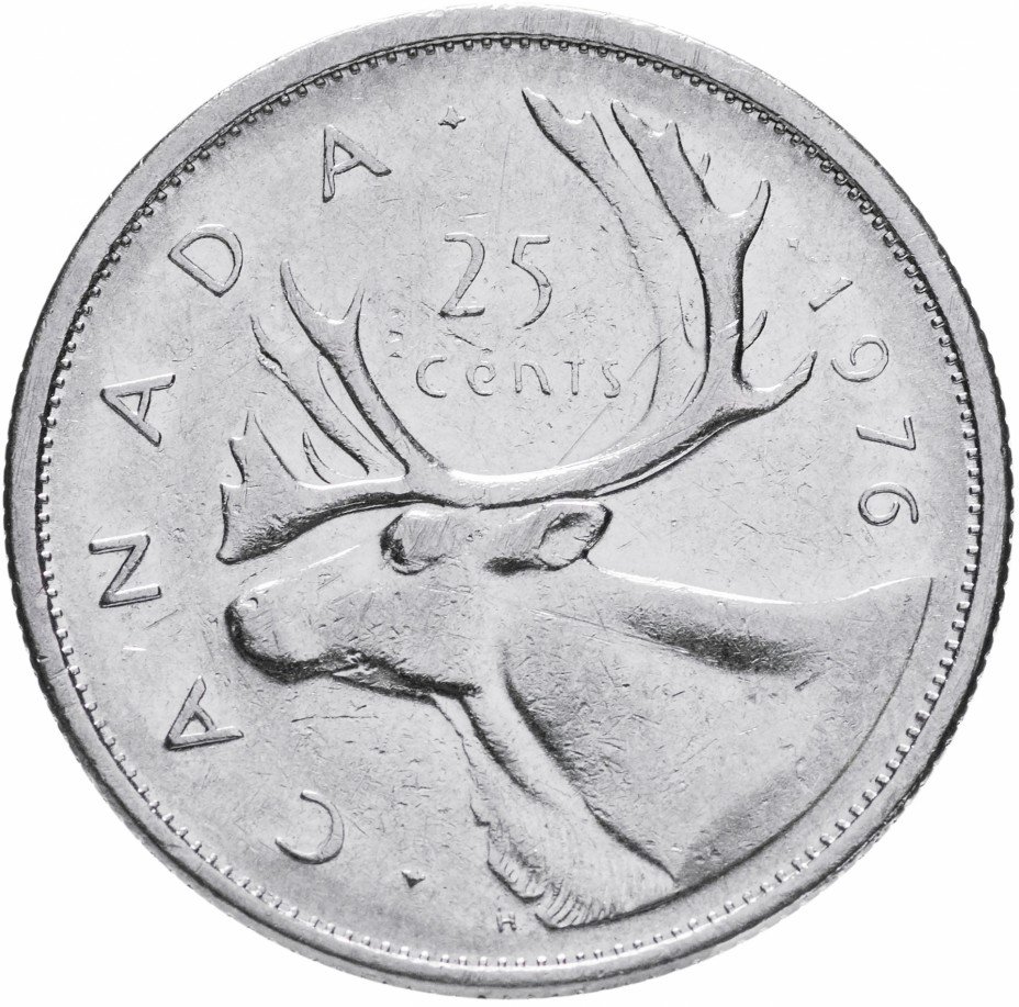 купить Канада 25 центов 1976