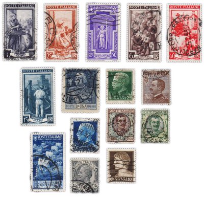купить Италия набор из 15 марок