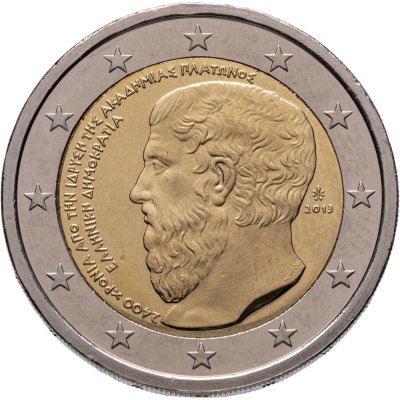 купить Греция 2 евро (euro) 2013 "2400 лет с основания Платоновской Академии"
