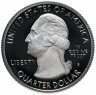 Купить США 25 центов (квотер, 1/4 доллара, quarter dollar) 2018 S Proof Национальный парк Апостольских островов