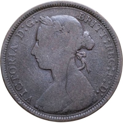 купить Великобритания 1/2 пенни (penny) 1893