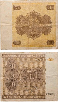 купить Финляндия 50 марок 1945