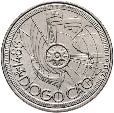 купить Португалия 100 эскудо (escudos) 1987 "Золотой век открытий - Диогу Кан"