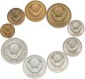 Купить Полный годовой набор разменных монет 1985 года  1, 2, 3, 5, 10, 15, 20, 50 копеек и 1 рубль (9 монет)