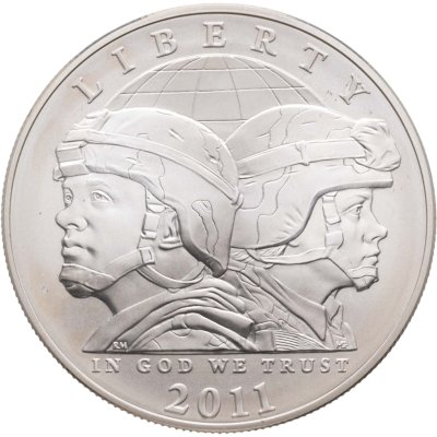купить США 1 доллар (dollar) 2011 "Армия США"