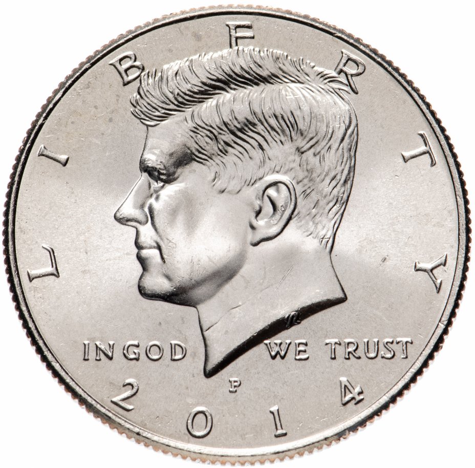 купить США 50 центов (1/2 доллара, half dollar) 2014 P "Kennedy Half Dollar (Кеннеди)"