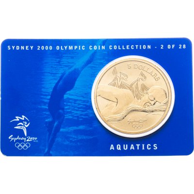 купить Австралия 5 долларов 2000 Олимпийские игры в Сиднее - Плавание