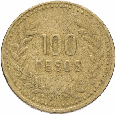 купить Колумбия 100 песо 1993