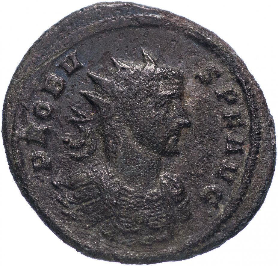 купить Римская Империя Проб 276–282 гг антониниан (реверс: Виктория идет влево, в руках венок и трофей)